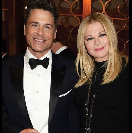 Rob Lowe with his wife Sheryl Berkoff.